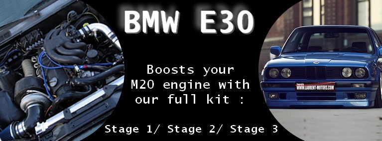 Boosts your M20 engine with our full turbo kit